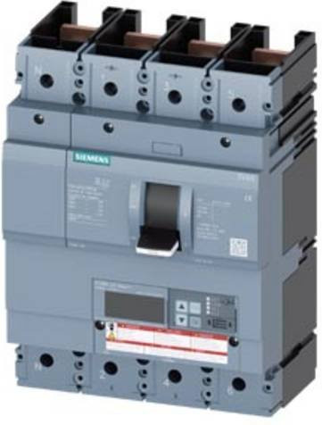 Siemens 3VA6440-5KT41-0AA0 Leistungsschalter in Grau mit einem Einstellbereich von 160 - 400A und einer maximalen Schaltspannung von 600 V/AC - Bild 1