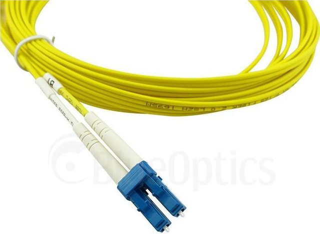 Huawei Kompatibles BlueOptics Duplex LWL Patchkabel LC-UPC/LC-UPC Singlemode E9/125µm G.657.A1 Beige 50 Meter - Bild 1