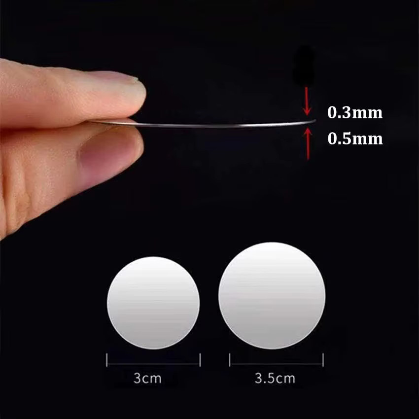 10 Stück JCD Metallplatten aus Eisen als magnetische Halter für Handy und Auto-Telefonständer, Durchmesser: 20 mm bis 70 mm - Bild 3