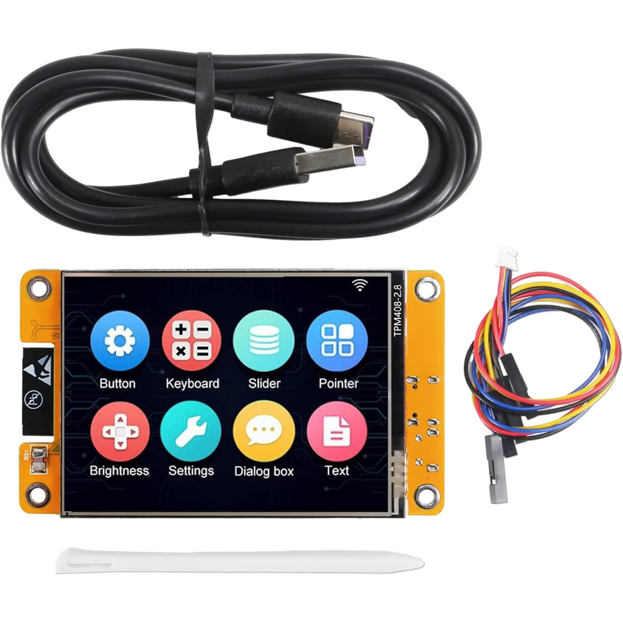 AOKIN ESP32-Entwicklungsboard ESP32-2432S028R mit 2,8 Zoll Smart Display TFT-Modul und Touchscreen, WiFi und Bluetooth für Arduino - Bild 2