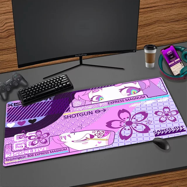 Riccu Benutzerdefiniertes großes Gaming-Mauspad aus Gummi für Geschwindigkeit und Präzision - Bild 1