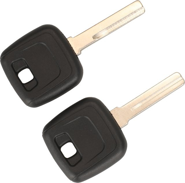 Jingyuqin Transponder Key Chip Gehäuse für Volvo XC70 XC90 V50 V70 S60 S80 C30 S40 C70 in Schwarz - Bild 1
