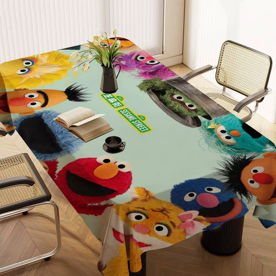 Wasserdichte rechteckige Tischdecke von Potdemiel in Multicolor für dein Esszimmer und deine Party-Dekoration - Bild 3
