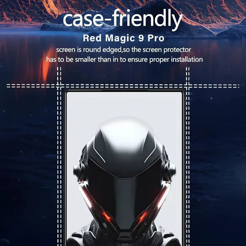 Anti-Spy Sichtschutz aus gehärtetem Glas für ZTE Nubia Z70S Z60 Ultra RedMagic 10 Air 10 Pro+ 8 9 Pro+ 9s Pro transparent - Bild 4