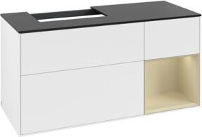 V&B Waschtischunterschrank Finion in Weiß lackiert, B/T/H: 120 x 50,1 x 50,1 cm - Bild 1