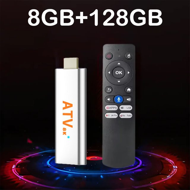Q15 Android 16 TV-Stick mit 128 GB Speicher und Google Assistant für 8K und 4K Streaming Media Player - Bild 1