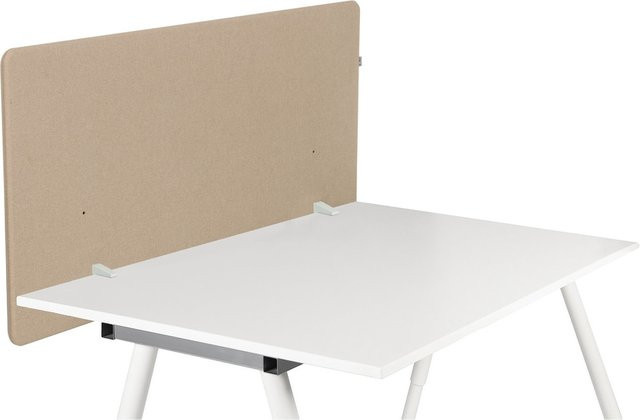hjh OFFICE Tischtrennwand FLEXMIUT D1 aus Aluminium - Bild 1