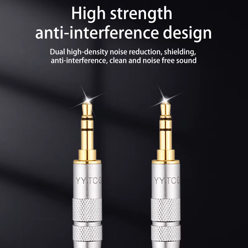 RUZUO Aux-Kabel 3,5 mm Klinke Audiokabel in Schwarz für Samsung und Xiaomi Kopfhörer sowie Lautsprecher - Bild 3