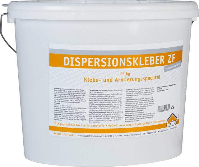 Laier Dispersionskleber ZF Weiß 25 kg - Bild 1