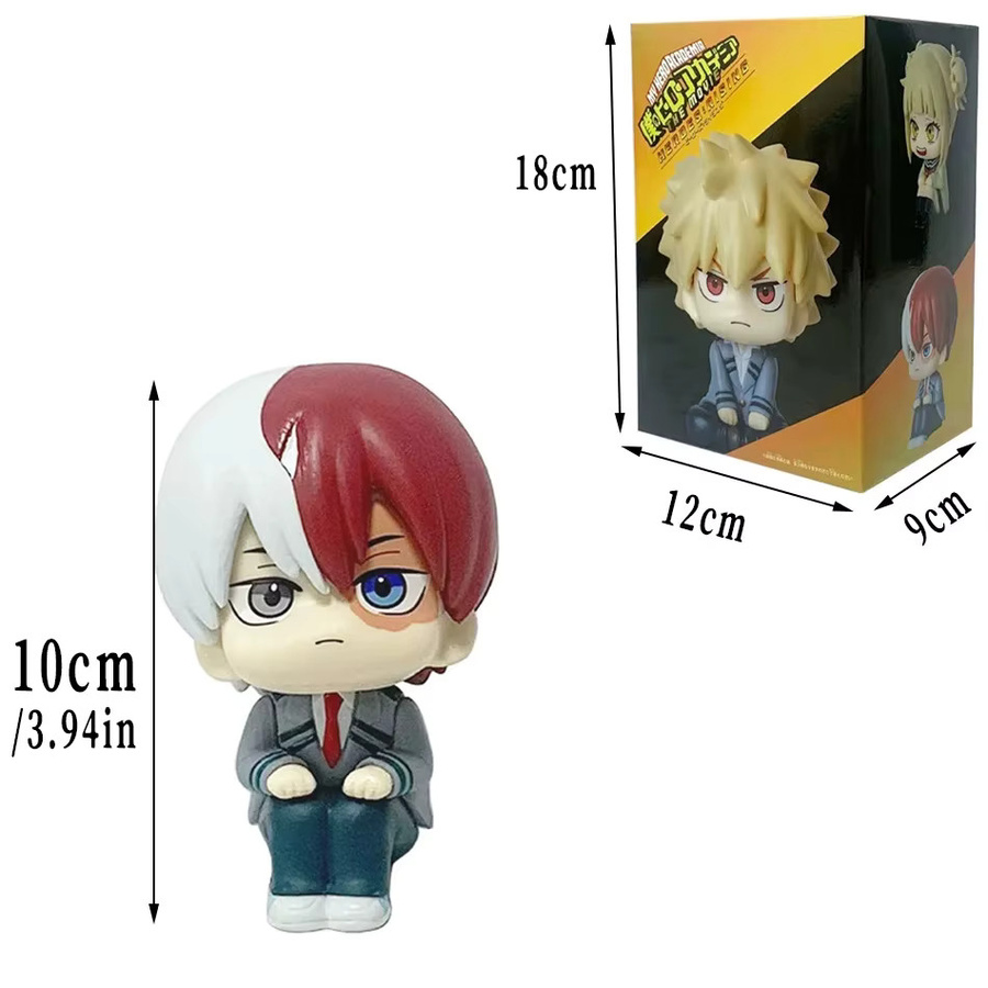 Bandai My Hero Academia Q-Version Katsuki Bakugo Deku Todoroki Shoto, Action Figur, 10cm - Bild 3