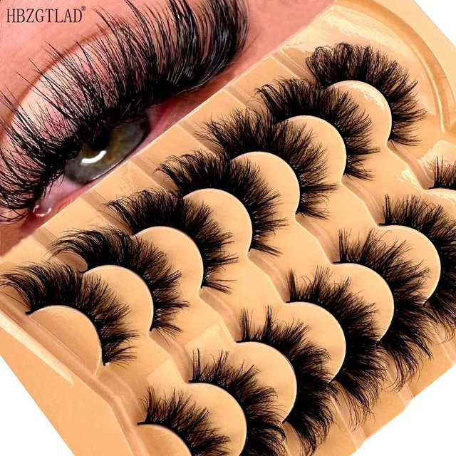Katzenauge Wimpern 3D 5D, Black, Unisex - Bild 1
