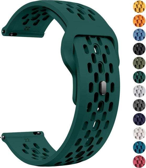 XCL Uhrenarmband Silikon, Schwarz, Unisex - Bild 1