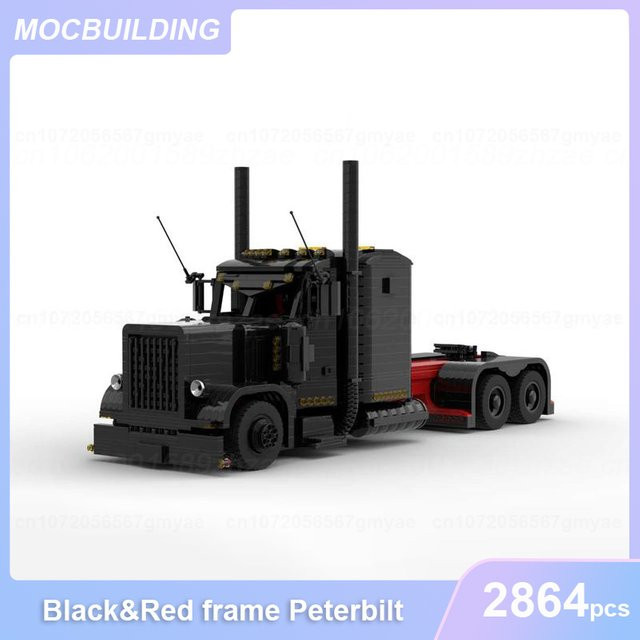 MOCBUILDING Peterbilt Truck Modell, Bausteine, 2864 Teile - Bild 1