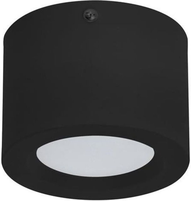 Moderne runde LED-Deckenleuchte in Schwarz mit 5W und 4200K Cool White - Bild 1