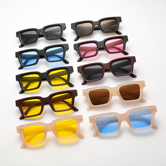BYLEN Sonnenbrille, quadratisch, Vollrand, Kunststoff, Damen - Bild 1
