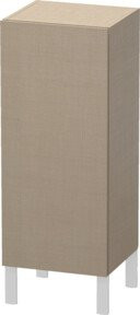 Duravit L-Cube individual Halbhochschrank mit Glastür links in Beige matt - Bild 1