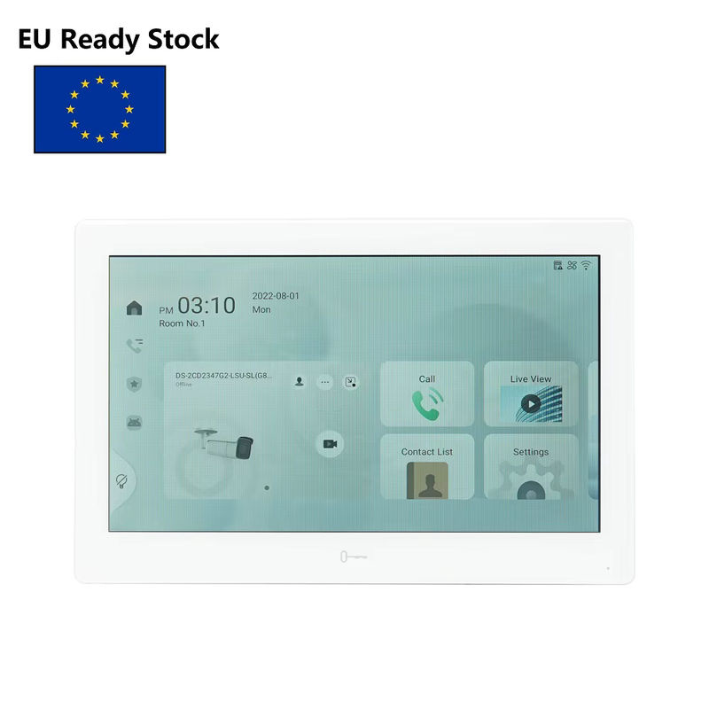Hikvision Video-Intercom Innenmonitor DS-KH9510-WTE1(B) 10 Zoll, Internationale Version, Weiß, PoE, App-Steuerung - Bild 2