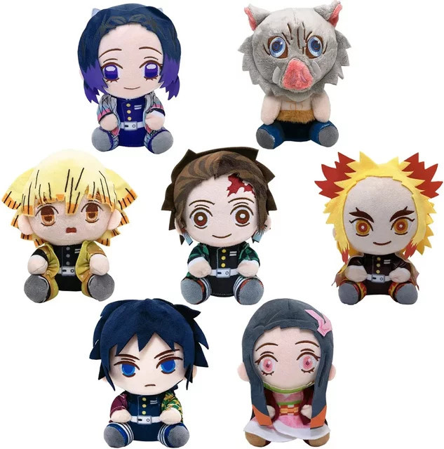 Bandai Kimetsu no Yaiba Push Doll, Plüsch, 20 cm, Einzelfigur - Bild 1