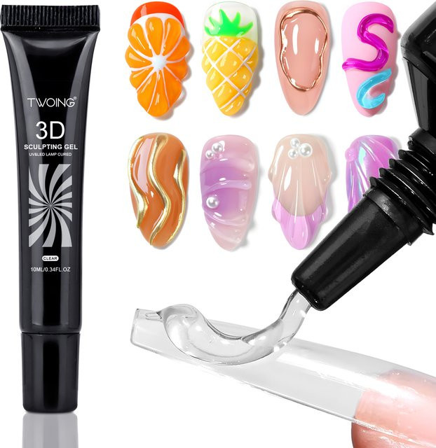 TWOING 3D-Nagelkunst-Gel, 10 ml, glänzend, Unisex - Bild 1
