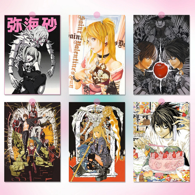 Death Note L & Team Poster von Bandai – Mehrfarbiger Anime-Kunstdruck im minimalistischen Design für deine Wanddekoration - Bild 1