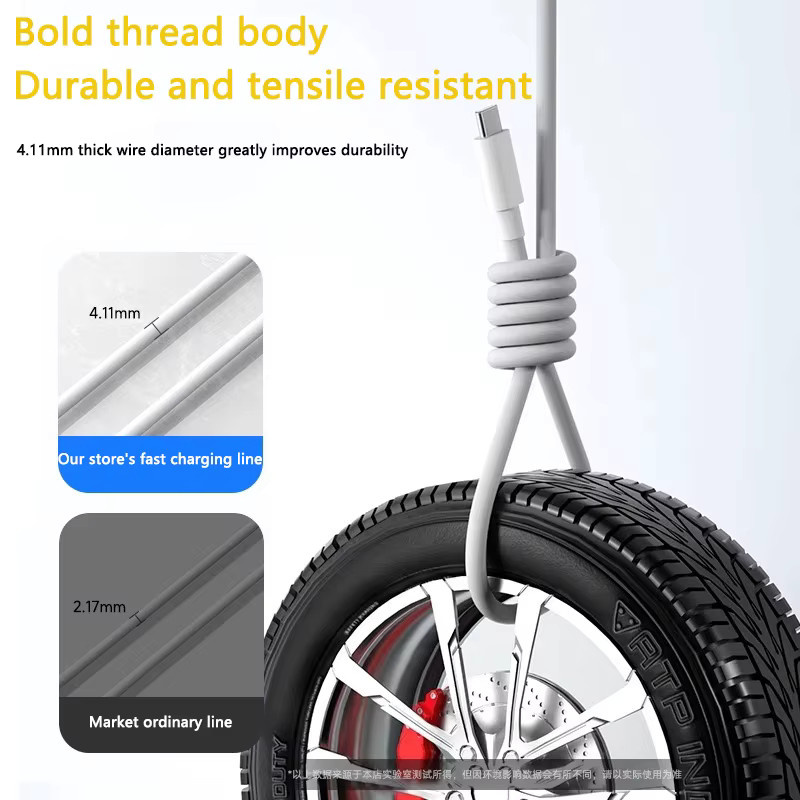 Vivo USB-C Super-Flash-Ladekabel 120W in Weiß für iQOO und Vivo Smartphones - Bild 4