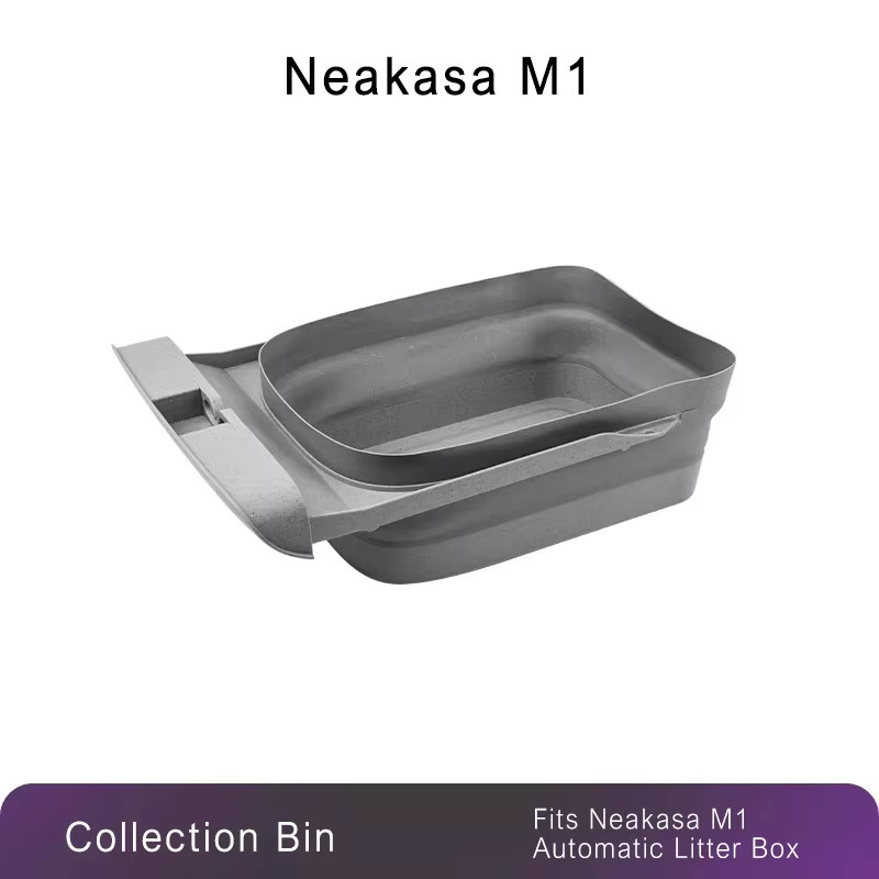 TOOKFUN Graue Abfallschublade und Einlagen für die Neakasa M1 Selbstreinigende Katzentoilette - Bild 2