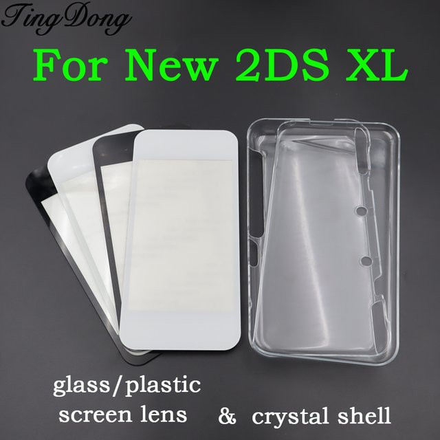 TingDong Transparente Schutzhülle für Nintendo New 2DS XL/LL mit Displayschutzfolie - Bild 1