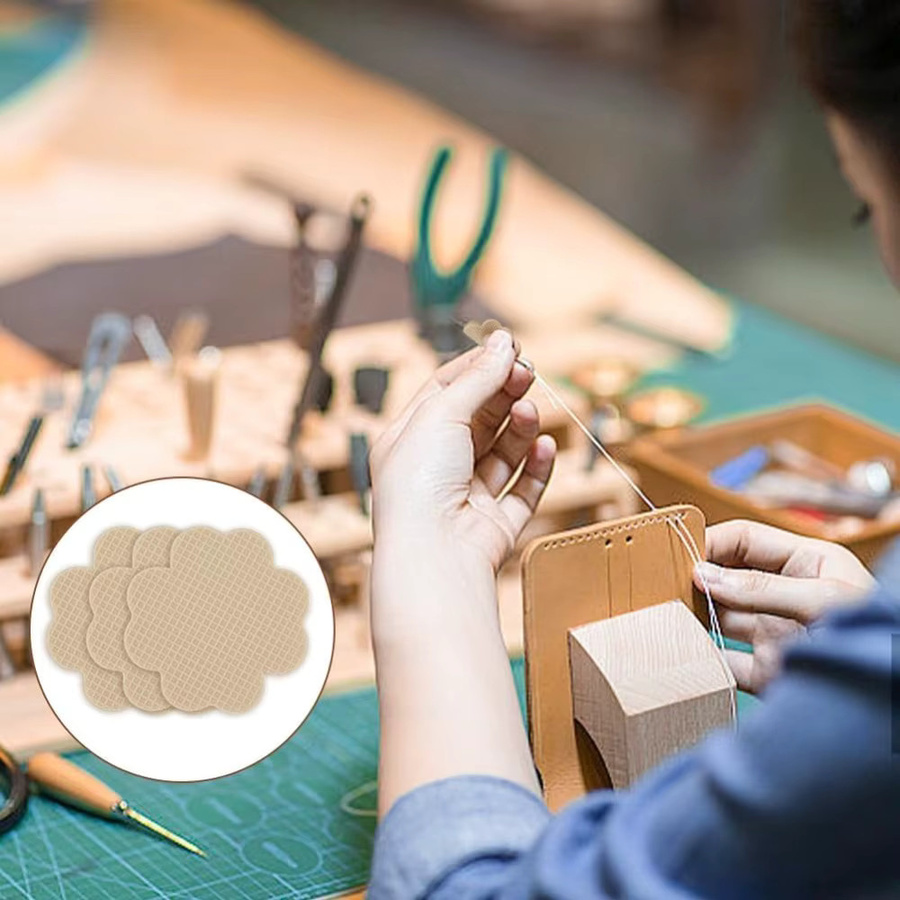 30 Stück Nadelzieher Set aus Gummi in Beige für Handstickerei - Bild 3