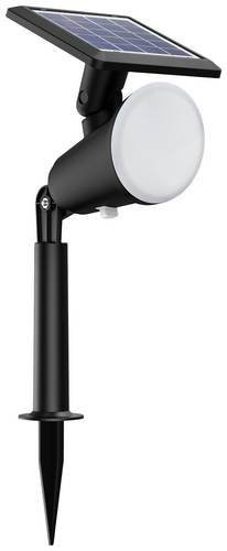 Philips Solar-Gartenstrahler Jivix LED Warmweiß Schwarz mit Bewegungsmelder und Dämmerungssensor - Bild 1