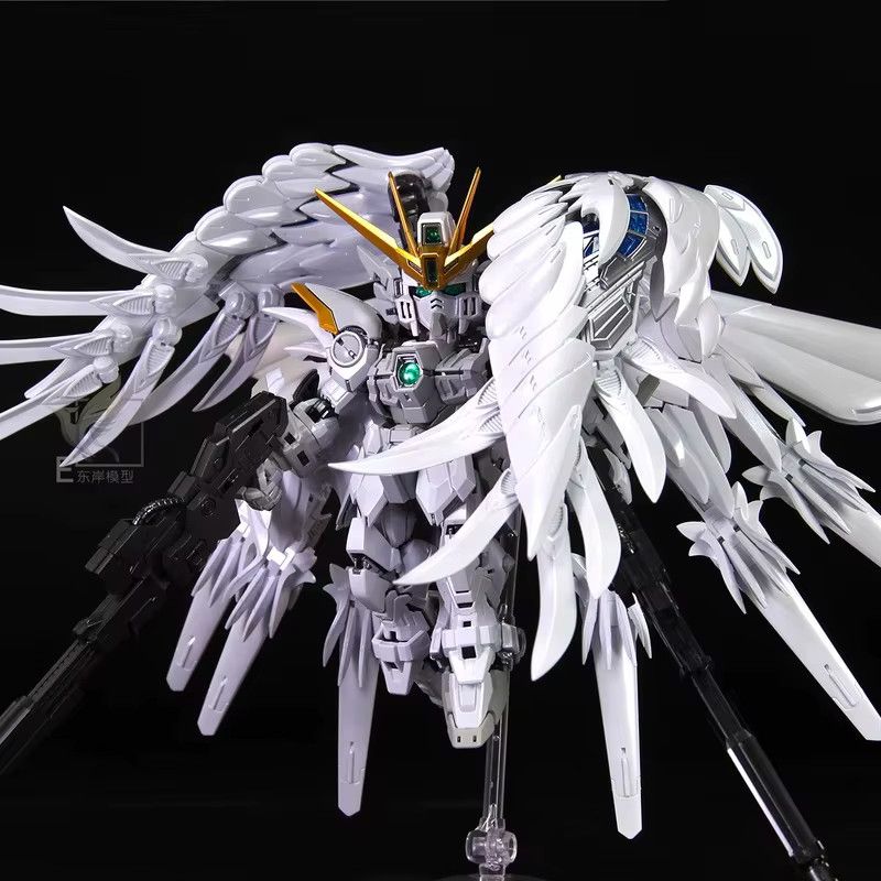 Bandai MGSD Mecha Warrior Montagemodell Actionfigur in Weiß - Bild 3