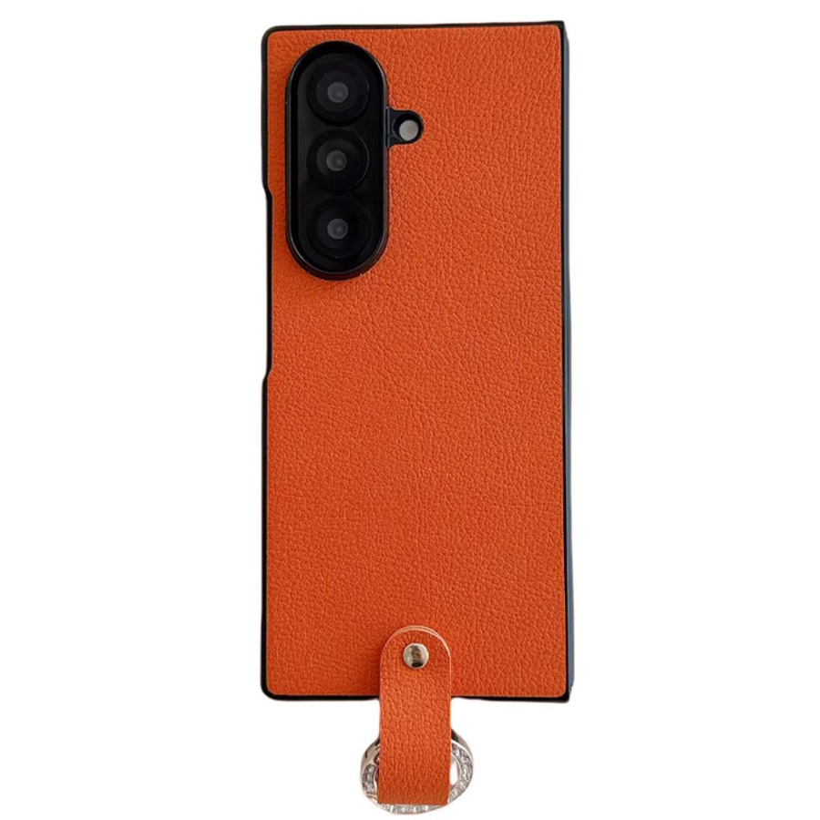 Ringhalter Schutzhülle aus PU-Leder für Samsung Galaxy Z Fold 7 6 5 4 5G in Blau - Bild 5