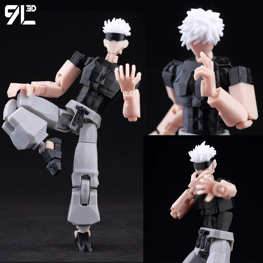 Bandai Jujutsu Kaisen Gojo Sukuna Toji, Actionfiguren-Set, Roboter - Bild 1