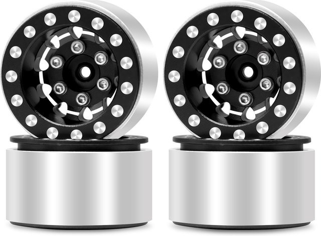 OGRC 1.0 Deep Dish Felgen Negativ versetzt 7 mm Räder, Maßstab 1:24 - Bild 1
