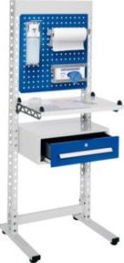 Kappes ErgoPlus Steharbeitsplatz Mod 2 in Weiß, Höhe: 177 cm, Breite: 67 cm - Bild 1