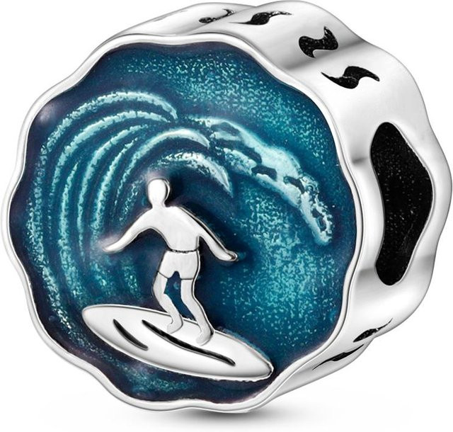 Charm Anhänger Skateschuhe Fußball, Silberbeschichtet, Damen - Bild 1