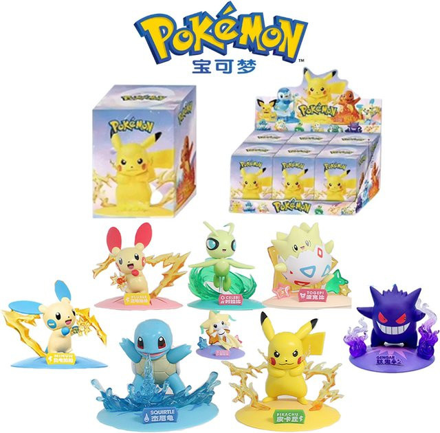 Bandai Pokémon Pikachu Actionfiguren, 12-teiliges Set - Bild 1