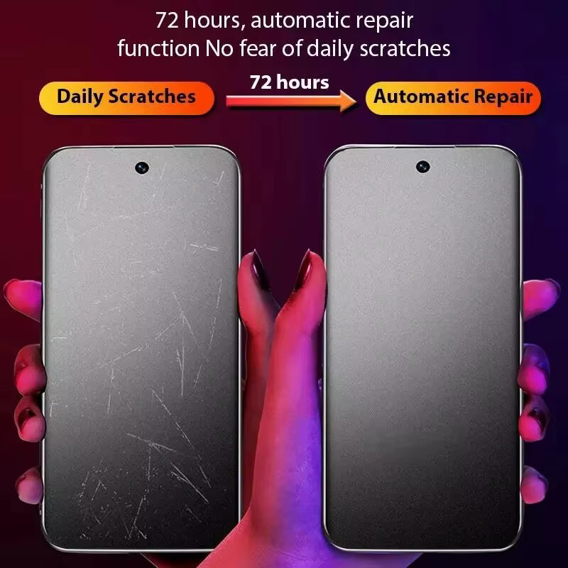 2er-Pack Hydrogel Displayschutzfolie für Cubot P80 P60 P50 P40 P30 X30 X50 X70 C30 Max 3 2 Hinweis 20 Pro 30 50 in Matte, HD oder Anti-Blau, Transparent - Bild 3