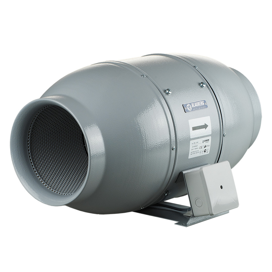 Blauberg Geräuschisolierter Halbaxialventilator BL Iso-Mix 200 FR1 in Grau - Bild 1