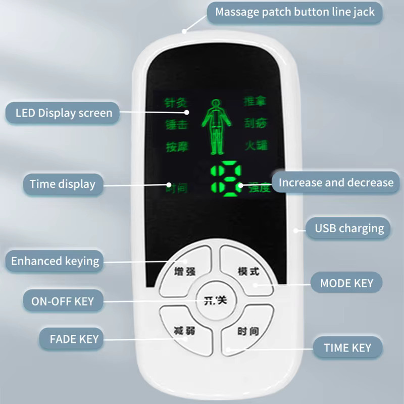 Yinhang Digitales Massagegerät TENS-Einheit, Unisex, Körper - Bild 4