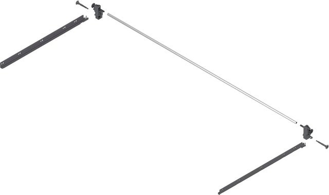 Blum Seitenstabilisierung Tandembox Antaro nach oben gebaut, Farbe Grau, Nennlänge 500 mm - Bild 1