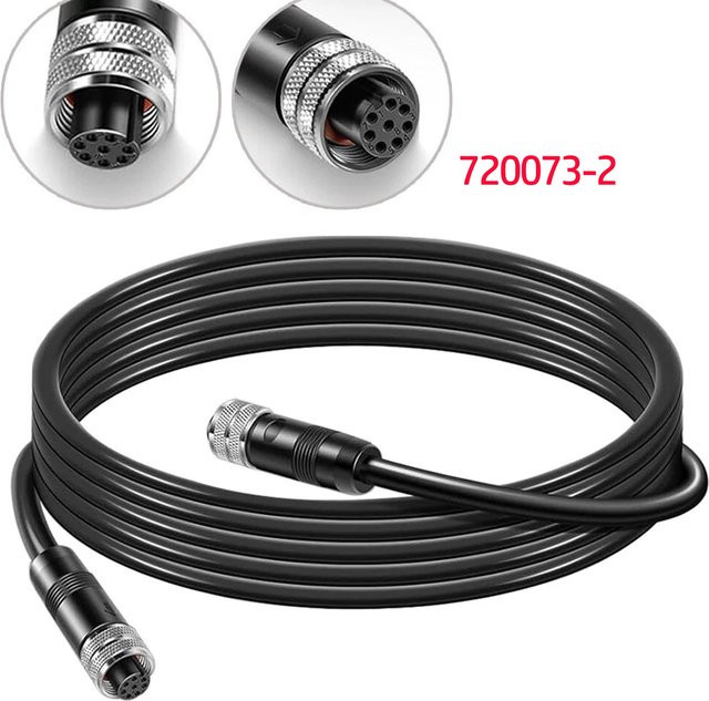 Humminbird Boot-Ethernet-Kabel 720073-2 AS EC 10E in Schwarz, 3 Meter Länge für SOLIX, Helix G2N, G1, Onix, ION und die Serien 1100, 900, 800, 700 - Bild 1