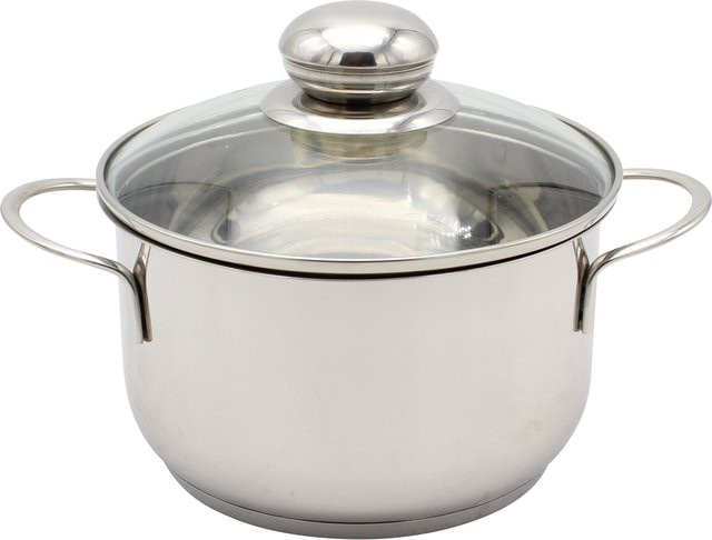 Karl Krüger Fleischtopf Saturn aus Edelstahl in Grau/Silber Ø 16 cm - Bild 1