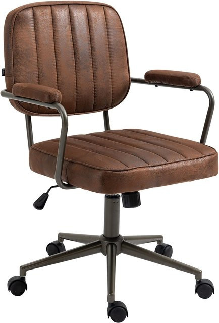 CLP Bürostuhl Natrona Ergonomischer Schreibtischstuhl aus Kunstleder mit Wippfunktion und Armlehnen - Bild 1