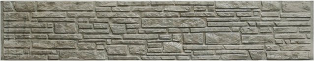 Beckers Betonzaun-Platte Montana in Betongrau, B/H/T: 38,5 x 200 x 3 cm - Bild 1