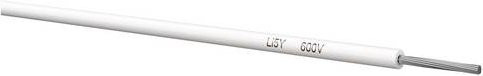 Kabeltronik Schaltlitze Li5Y 1 x 0,14 mm² Weiß 250 m - Bild 1