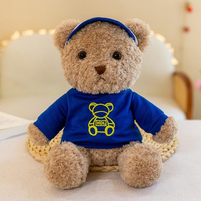 Golfbär Pullover Teddybär Puppe, 30cm - Bild 1
