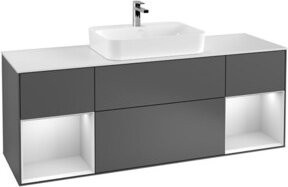 V&B Waschtischunterschrank Finion in Lackausführung, Wandmontage, B/T/H: 160 x 60 cm - Bild 1