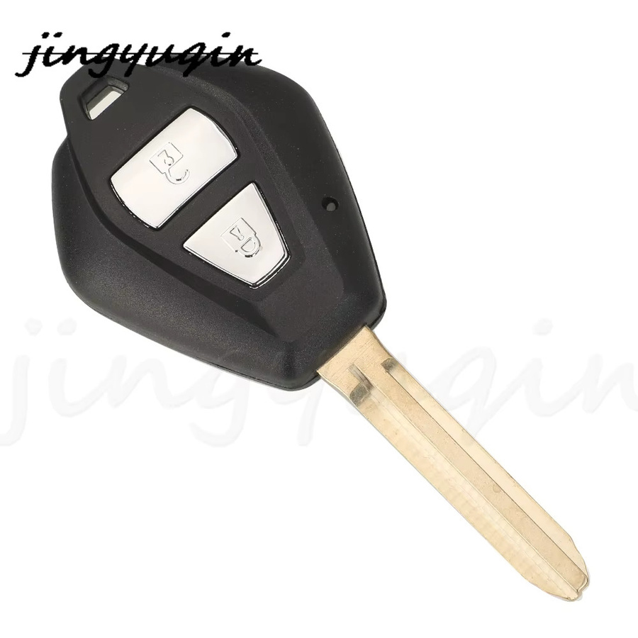Jingyuqin Smart Auto Schlüssel Fob mit 2 Tasten, 433 MHz ID46 Chip, Farbe: Schwarz, für Isuzu D-Max, Holden Colorado und M-UX/MUX - Bild 2