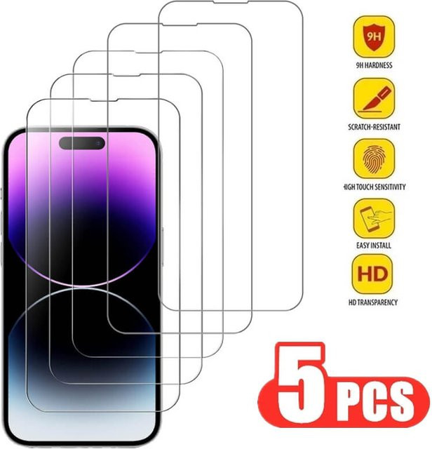 BPRITAN Panzerglas Display Schutzfolie für iPhone 11 bis iPhone 18 Pro Max in Transparent - Bild 1