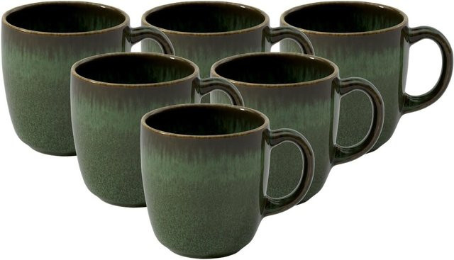 Villeroy & Boch like. Kaffeetassen Lave Grün 6er Set 190 ml - Bild 1